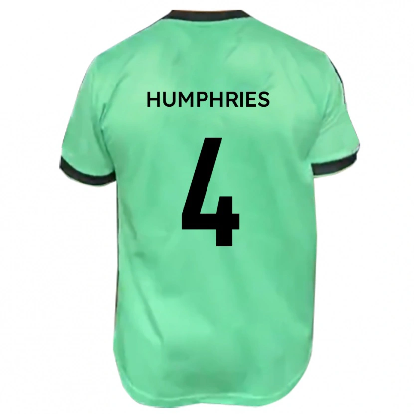 Danxen Heren Lloyd Humphries #4 Turkoois Zwart Uitshirt Uittenue 2025/26 T-Shirt België