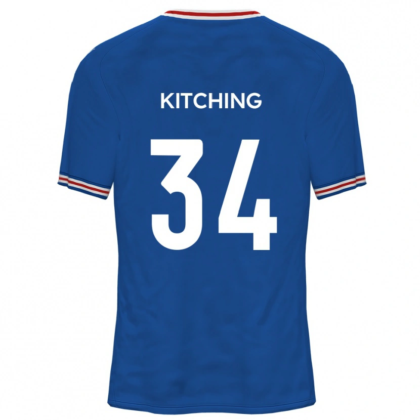 Danxen Heren Mark Kitching #34 Dodger Blue Uitshirt Uittenue 2025/26 T-Shirt België