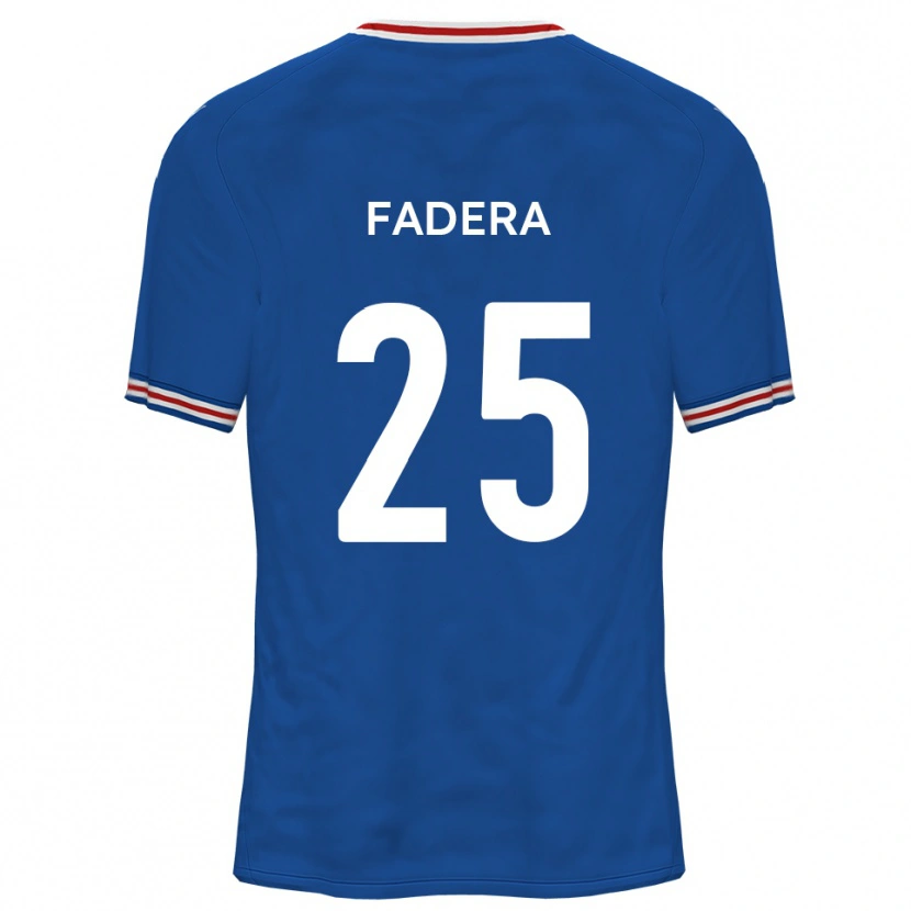 Danxen Heren Mo Fadera #25 Dodger Blue Uitshirt Uittenue 2025/26 T-Shirt België