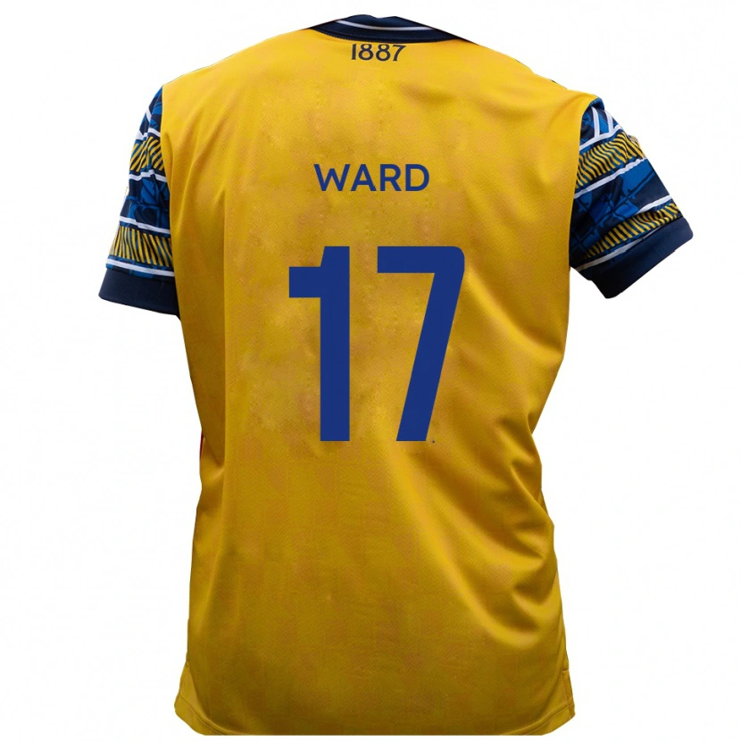 Danxen Heren Matt Ward #17 Geel Zwart Uitshirt Uittenue 2025/26 T-Shirt België