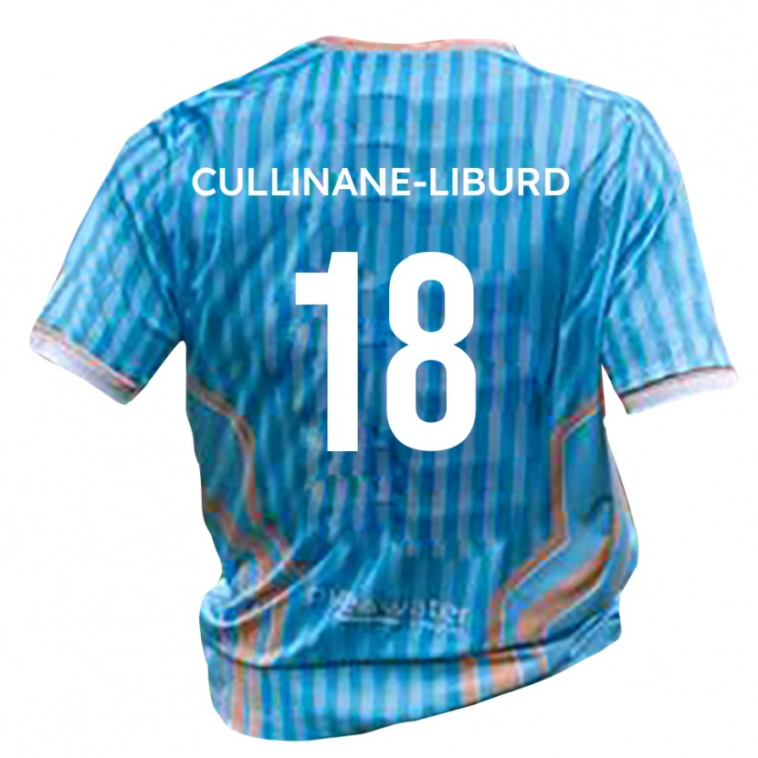 Danxen Heren Jordan Cullinane-Liburd #18 Zwart Goud Uitshirt Uittenue 2025/26 T-Shirt België