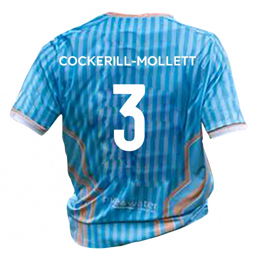 Danxen Heren Callum Cockerill-Mollett #3 Zwart Goud Uitshirt Uittenue 2025/26 T-Shirt België