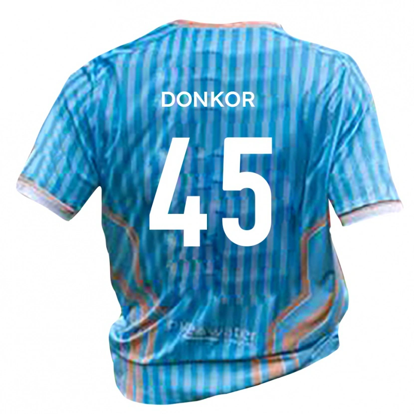 Danxen Heren Kwaku Donkor #45 Zwart Goud Uitshirt Uittenue 2025/26 T-Shirt België