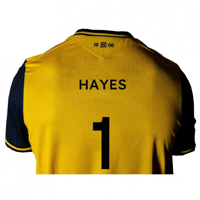 Danxen Heren Nick Hayes #1 Geel Zwart Uitshirt Uittenue 2025/26 T-Shirt België