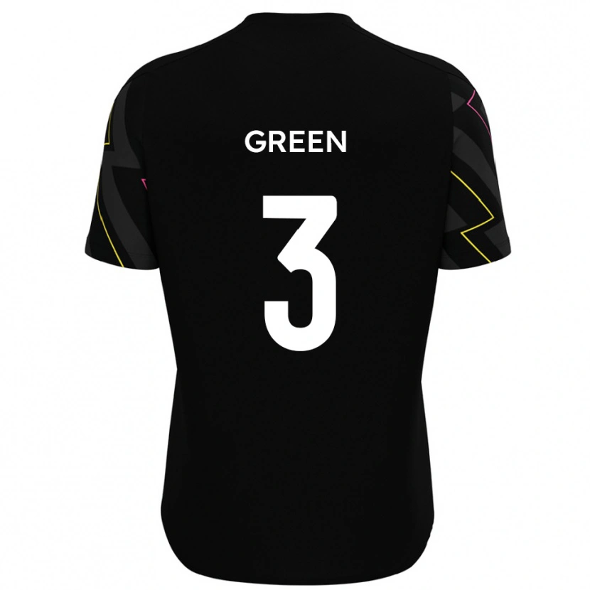 Danxen Heren Cameron Green #3 Zwart Grijs Uitshirt Uittenue 2025/26 T-Shirt België