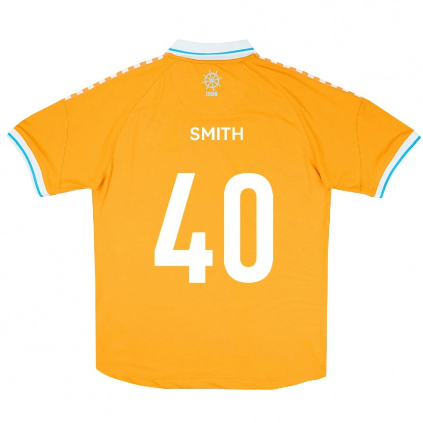 Danxen Heren Adam Smith #40 Geel Blauw Uitshirt Uittenue 2025/26 T-Shirt België