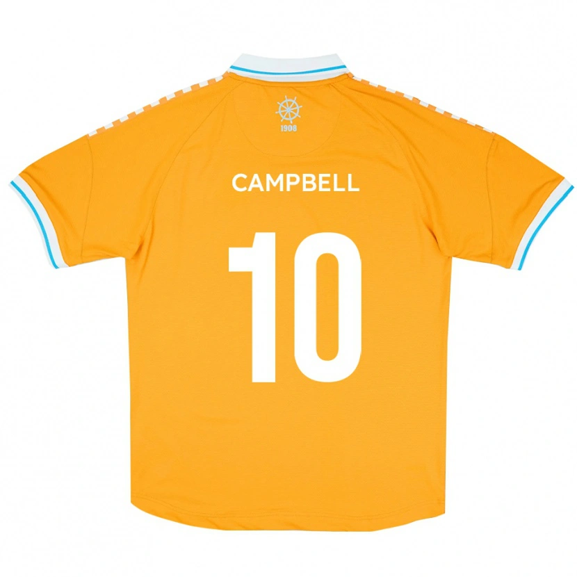 Danxen Heren Adam Campbell #10 Geel Blauw Uitshirt Uittenue 2025/26 T-Shirt België