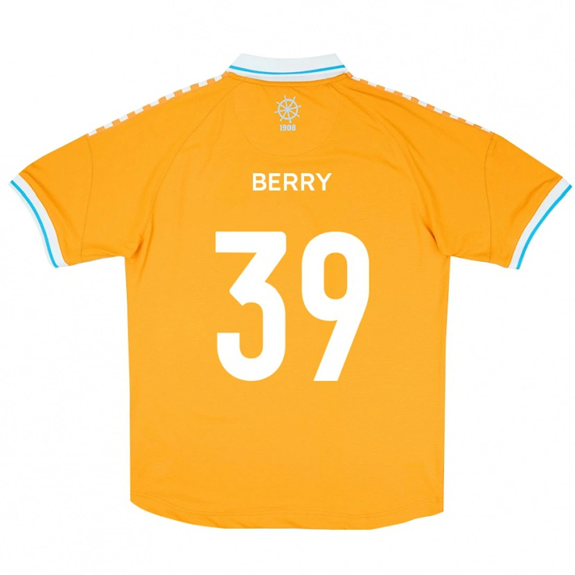 Danxen Heren Charlie Berry #39 Geel Blauw Uitshirt Uittenue 2025/26 T-Shirt België