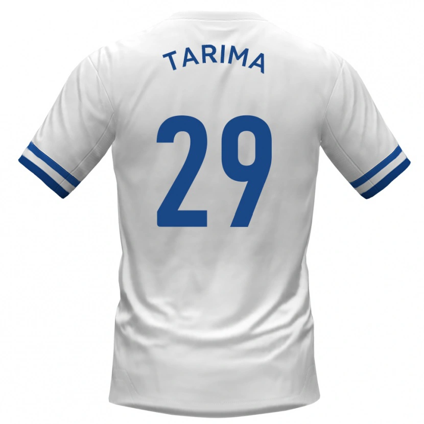 Danxen Heren Sean Tarima #29 Wit Blauw Uitshirt Uittenue 2025/26 T-Shirt België
