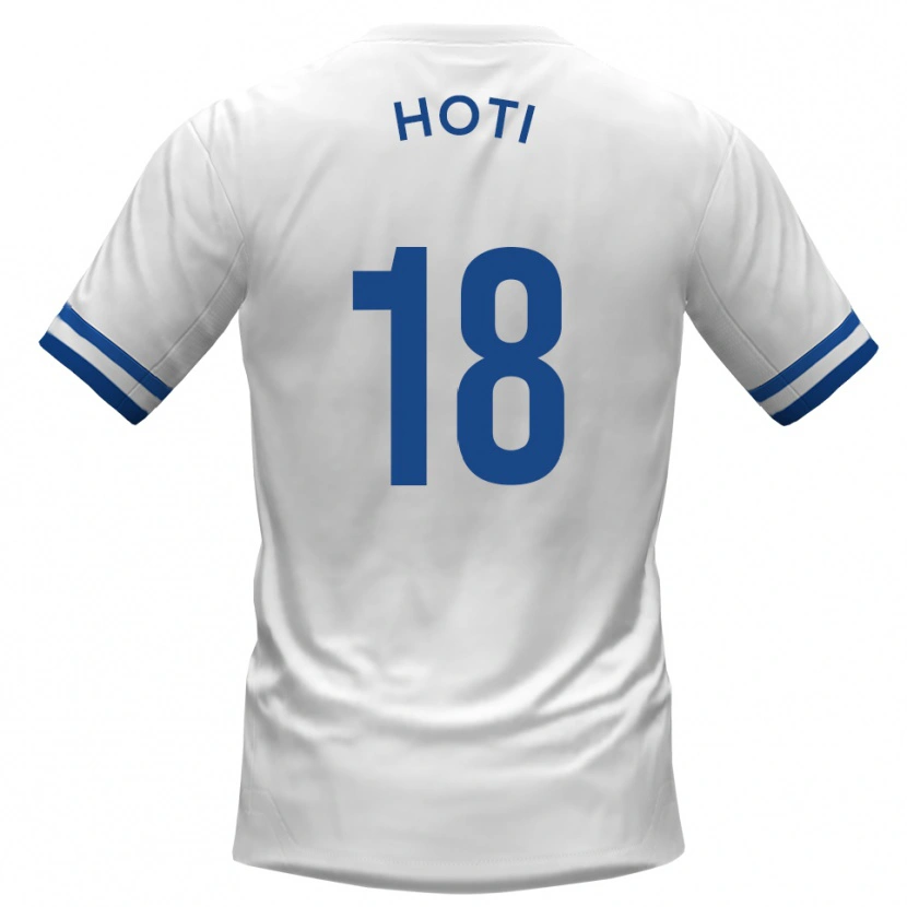 Danxen Heren Florent Hoti #18 Wit Blauw Uitshirt Uittenue 2025/26 T-Shirt België