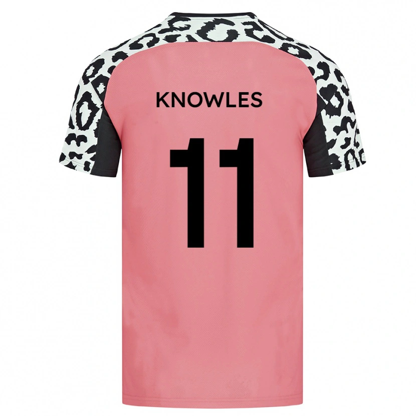 Danxen Heren Tom Knowles #11 Roze Zwart Uitshirt Uittenue 2025/26 T-Shirt België