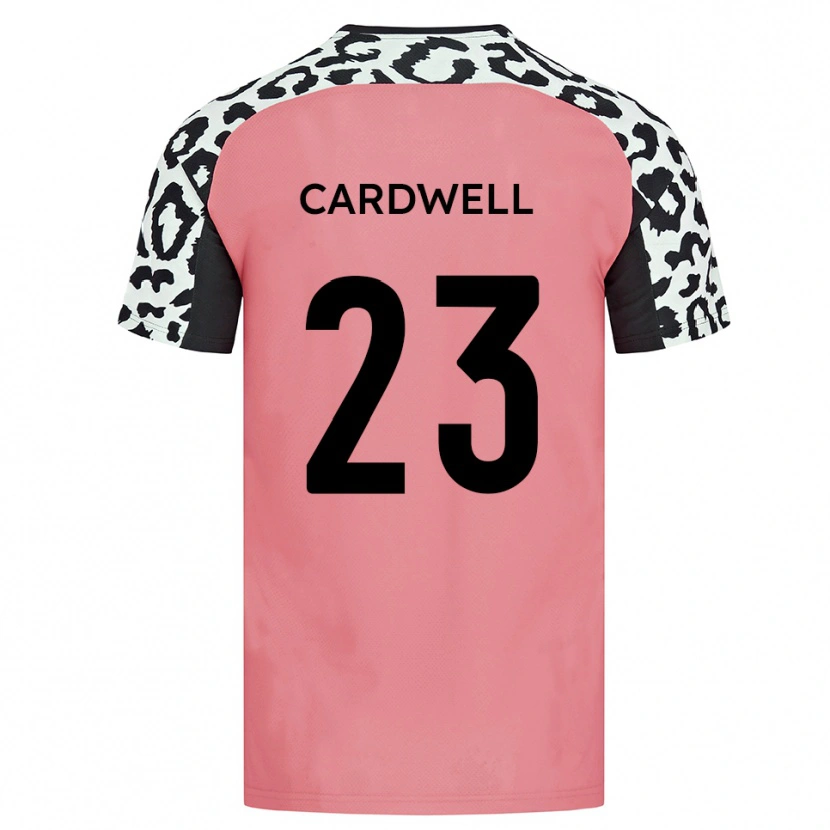 Danxen Heren Harry Cardwell #23 Roze Zwart Uitshirt Uittenue 2025/26 T-Shirt België