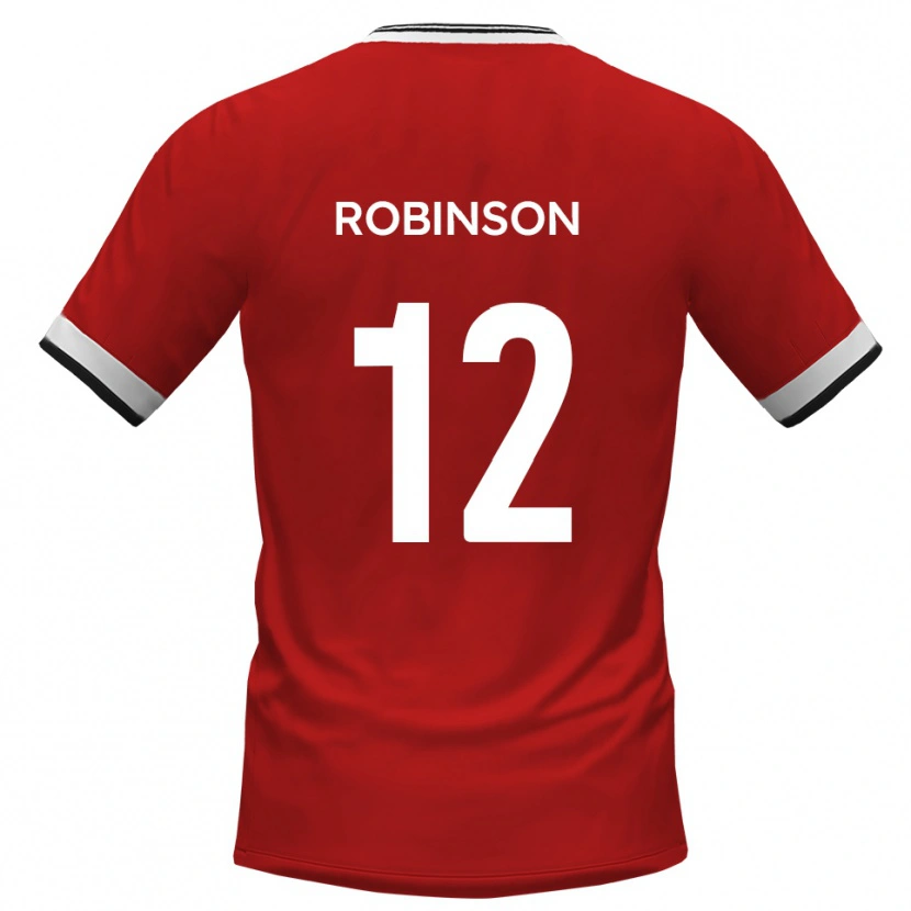 Danxen Heren Matt Robinson #12 Wit Zwart Uitshirt Uittenue 2025/26 T-Shirt België