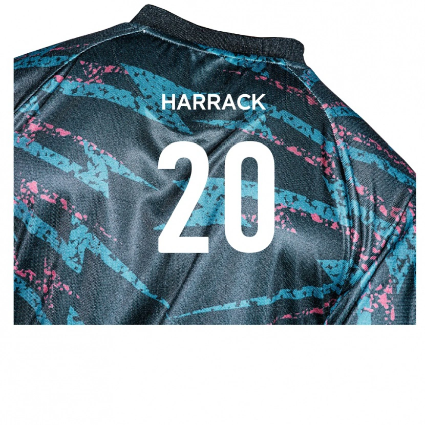 Danxen Heren Kayden Harrack #20 Zwart Marine Uitshirt Uittenue 2025/26 T-Shirt België
