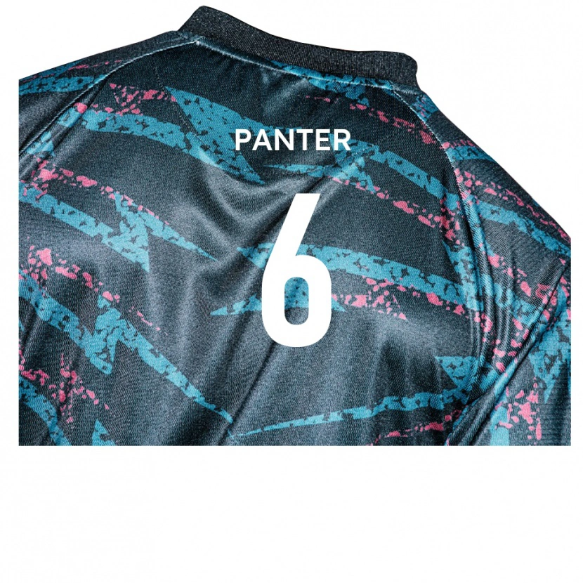 Danxen Heren Corey Panter #6 Zwart Marine Uitshirt Uittenue 2025/26 T-Shirt België