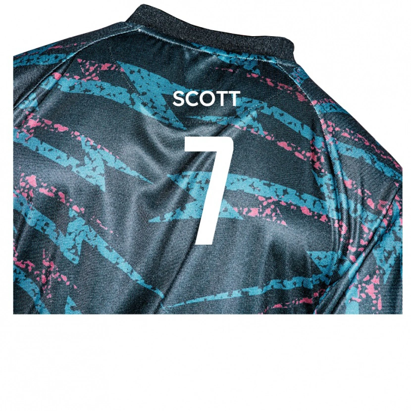 Danxen Heren Rashawn Scott #7 Zwart Marine Uitshirt Uittenue 2025/26 T-Shirt België