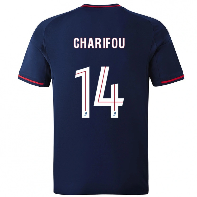 Danxen Heren Imdad Charifou #14 Marine Rood Uitshirt Uittenue 2025/26 T-Shirt België