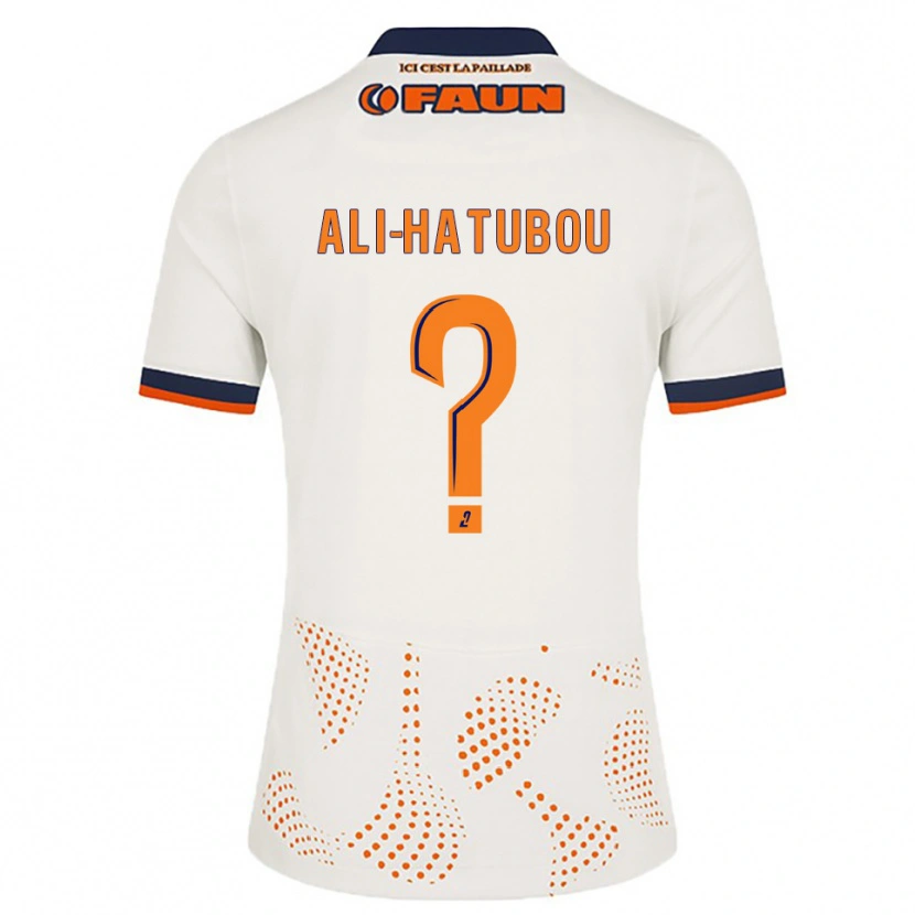 Danxen Heren Fayad Ali-Hatubou #0 Wit Oranje Uitshirt Uittenue 2025/26 T-Shirt België