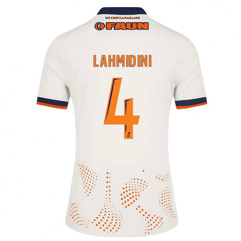 Danxen Heren Marouan Lahmidini #4 Wit Oranje Uitshirt Uittenue 2025/26 T-Shirt België