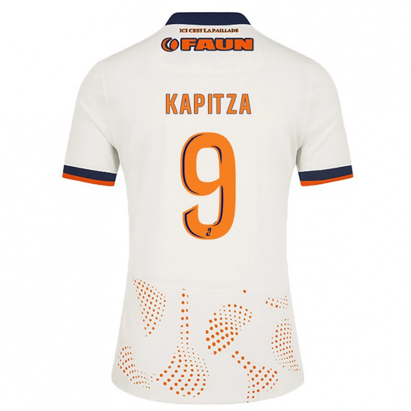 Danxen Heren Matisse Kapitza #9 Wit Oranje Uitshirt Uittenue 2025/26 T-Shirt België
