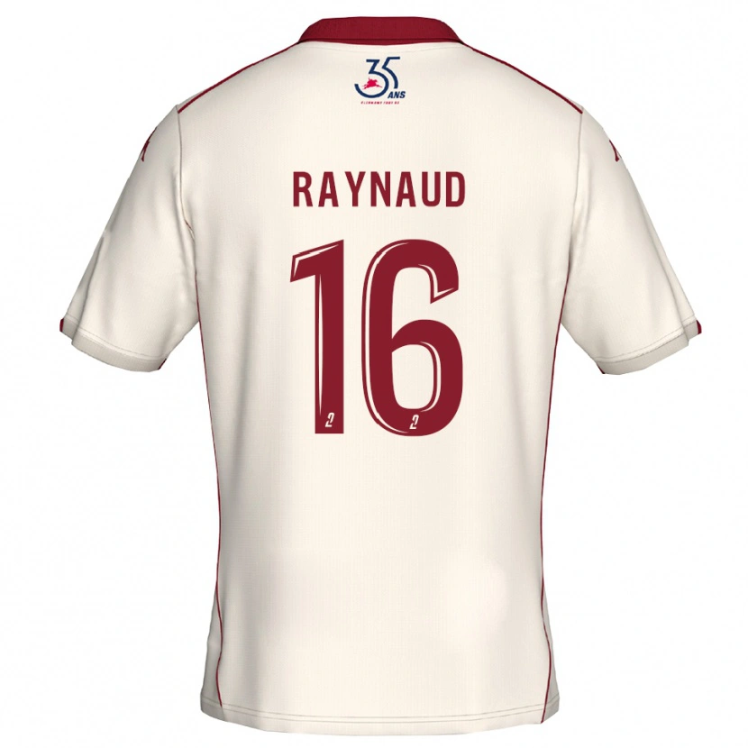 Danxen Heren Joan Raynaud #16 Wit Bourgondisch Uitshirt Uittenue 2025/26 T-Shirt België