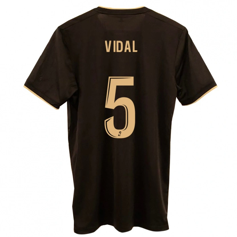 Danxen Heren Clément Vidal #5 Blauw Rood Uitshirt Uittenue 2025/26 T-Shirt België