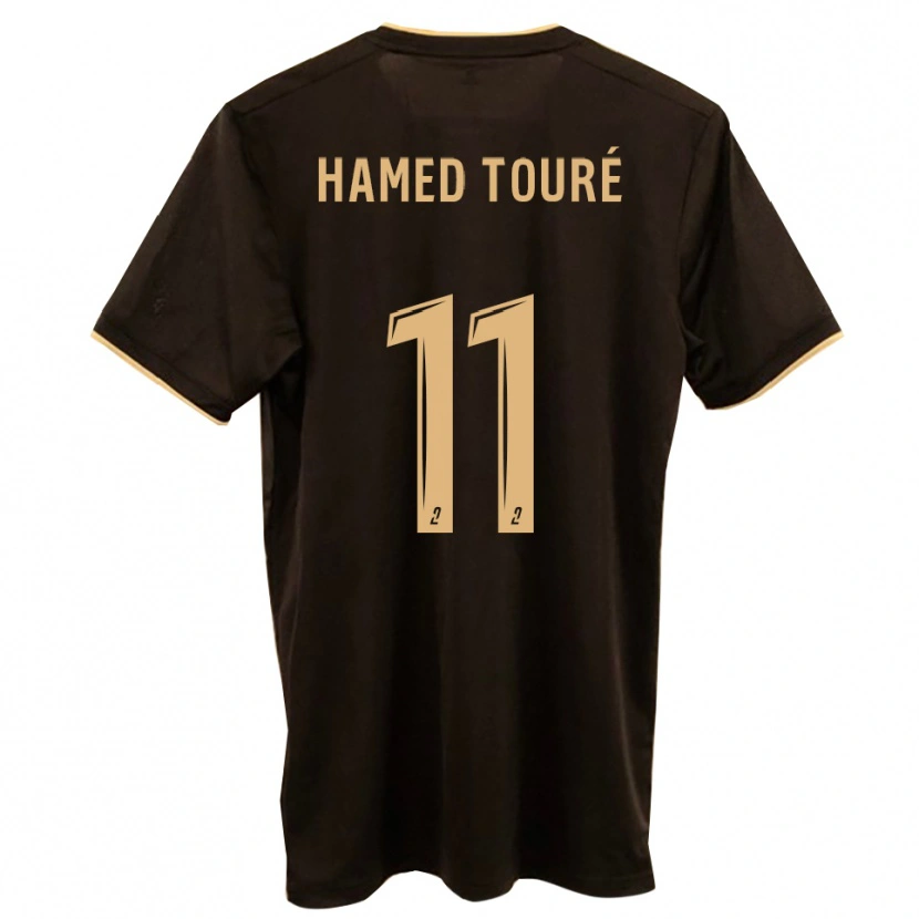 Danxen Heren Ben Hamed Touré #11 Blauw Rood Uitshirt Uittenue 2025/26 T-Shirt België