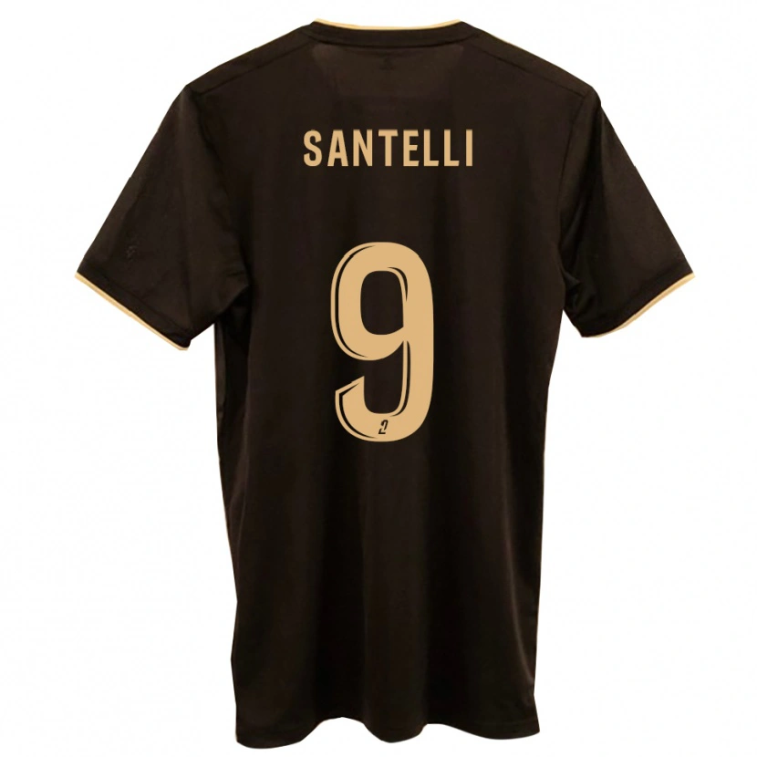 Danxen Heren Benjamin Santelli #9 Blauw Rood Uitshirt Uittenue 2025/26 T-Shirt België