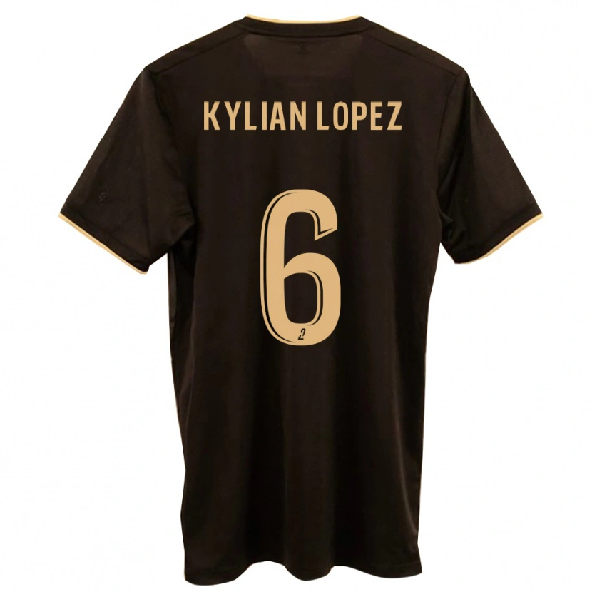Danxen Heren Kylian Lopez #6 Blauw Rood Uitshirt Uittenue 2025/26 T-Shirt België