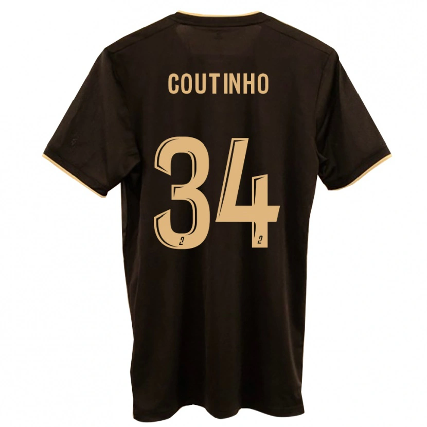 Danxen Heren Ricardo Coutinho #34 Blauw Rood Uitshirt Uittenue 2025/26 T-Shirt België