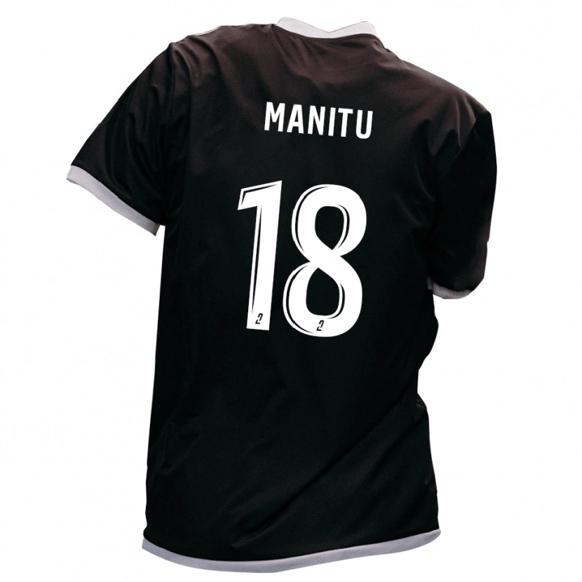 Danxen Heren Messy Manitu #18 Zwart Goud Uitshirt Uittenue 2025/26 T-Shirt België