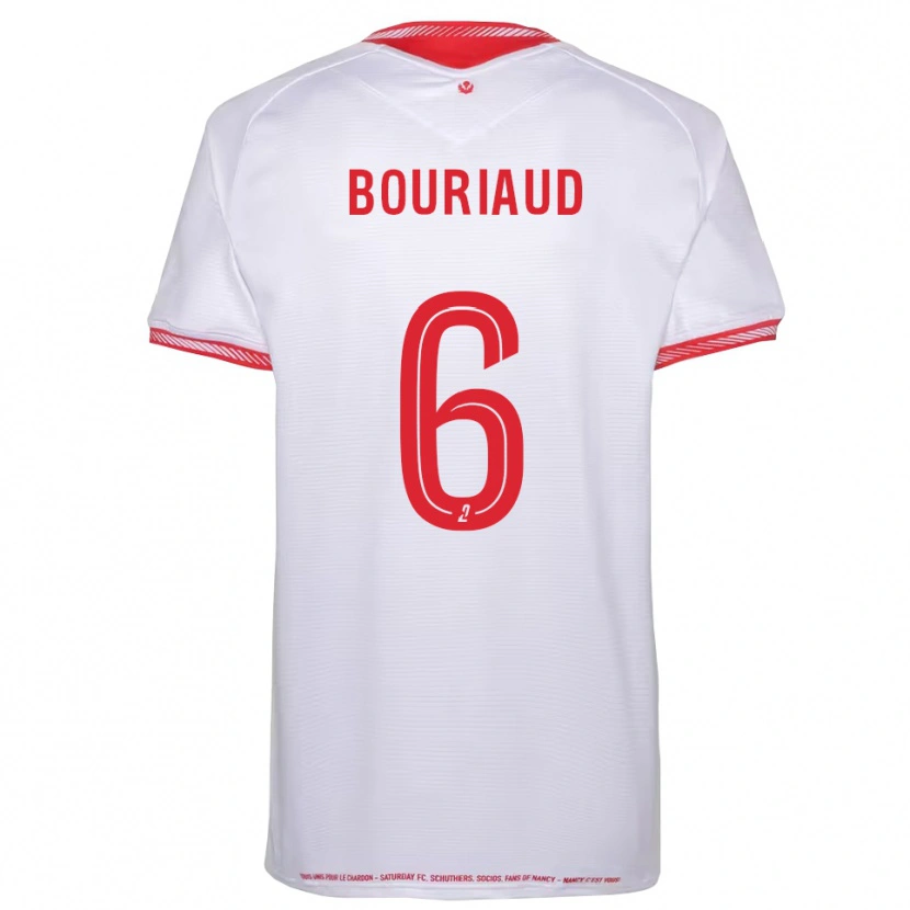Danxen Heren Teddy Bouriaud #6 Zwart Rood Uitshirt Uittenue 2025/26 T-Shirt België