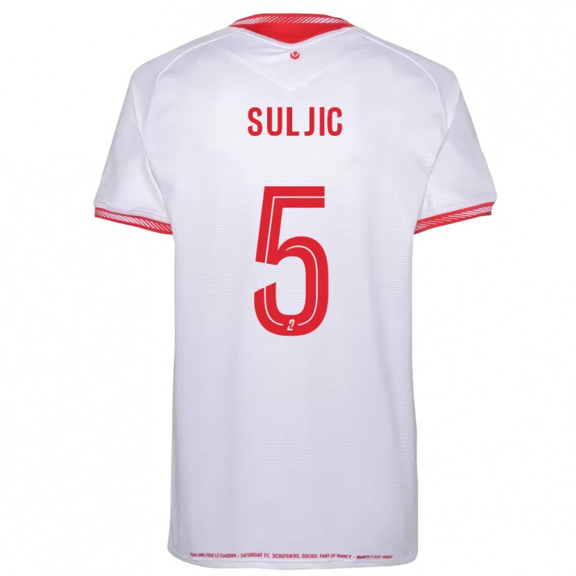 Danxen Heren Cazim Suljic #5 Zwart Rood Uitshirt Uittenue 2025/26 T-Shirt België