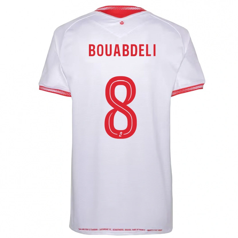 Danxen Heren Walid Bouabdeli #8 Zwart Rood Uitshirt Uittenue 2025/26 T-Shirt België