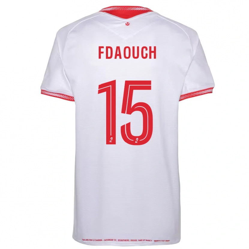 Danxen Heren Zakaria Fdaouch #15 Zwart Rood Uitshirt Uittenue 2025/26 T-Shirt België