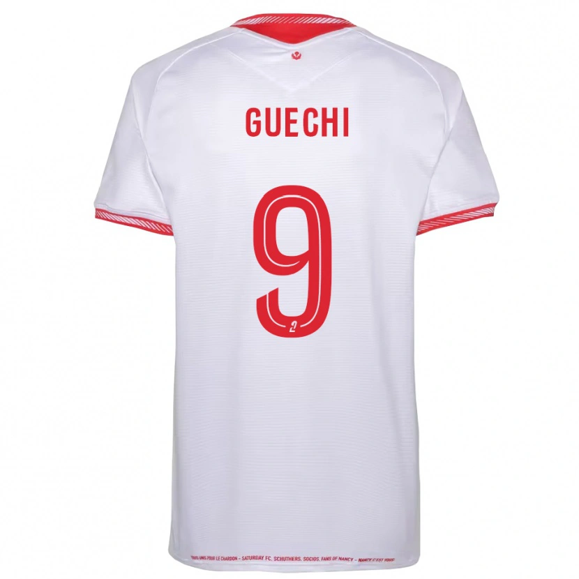 Danxen Heren Abderraouf Guechi #9 Zwart Rood Uitshirt Uittenue 2025/26 T-Shirt België