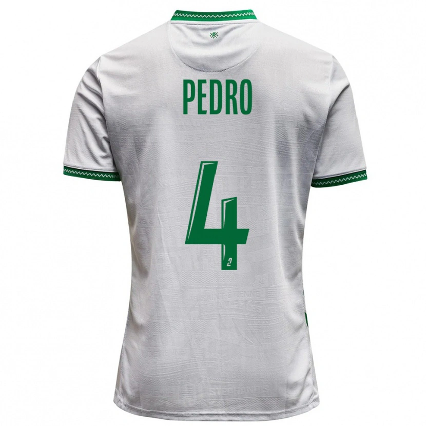 Danxen Heren Kévin Pedro #4 Wit Groen Uitshirt Uittenue 2025/26 T-Shirt België