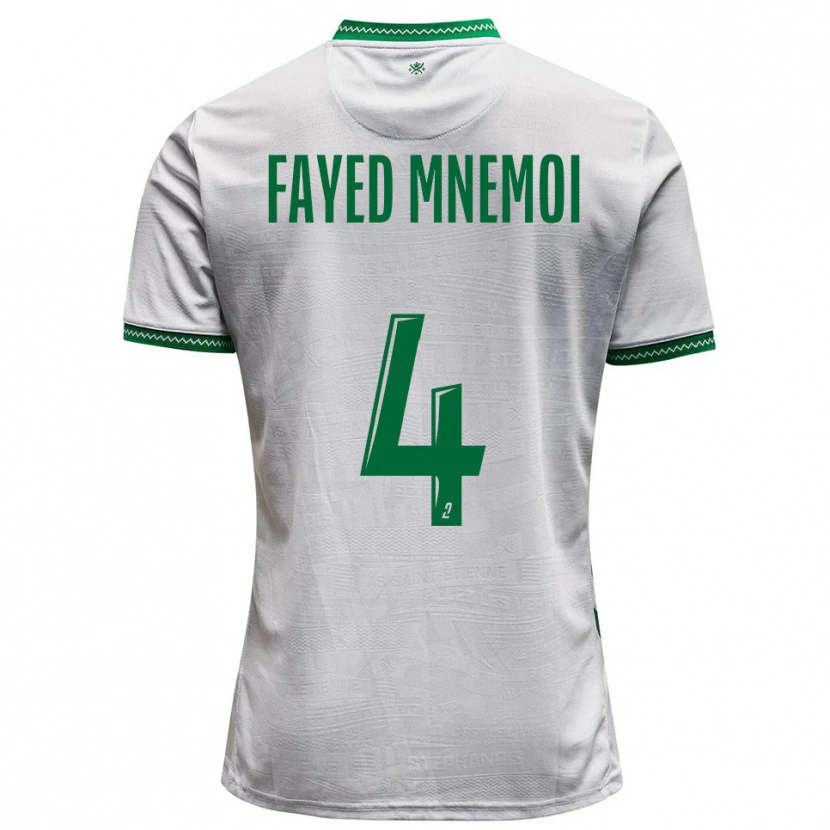 Danxen Heren El Fayed Mnemoi #4 Wit Groen Uitshirt Uittenue 2025/26 T-Shirt België