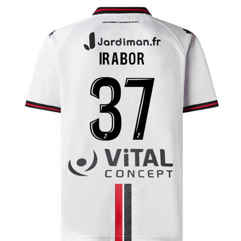 Danxen Heren Brown Irabor #37 Wit Rood Uitshirt Uittenue 2025/26 T-Shirt België