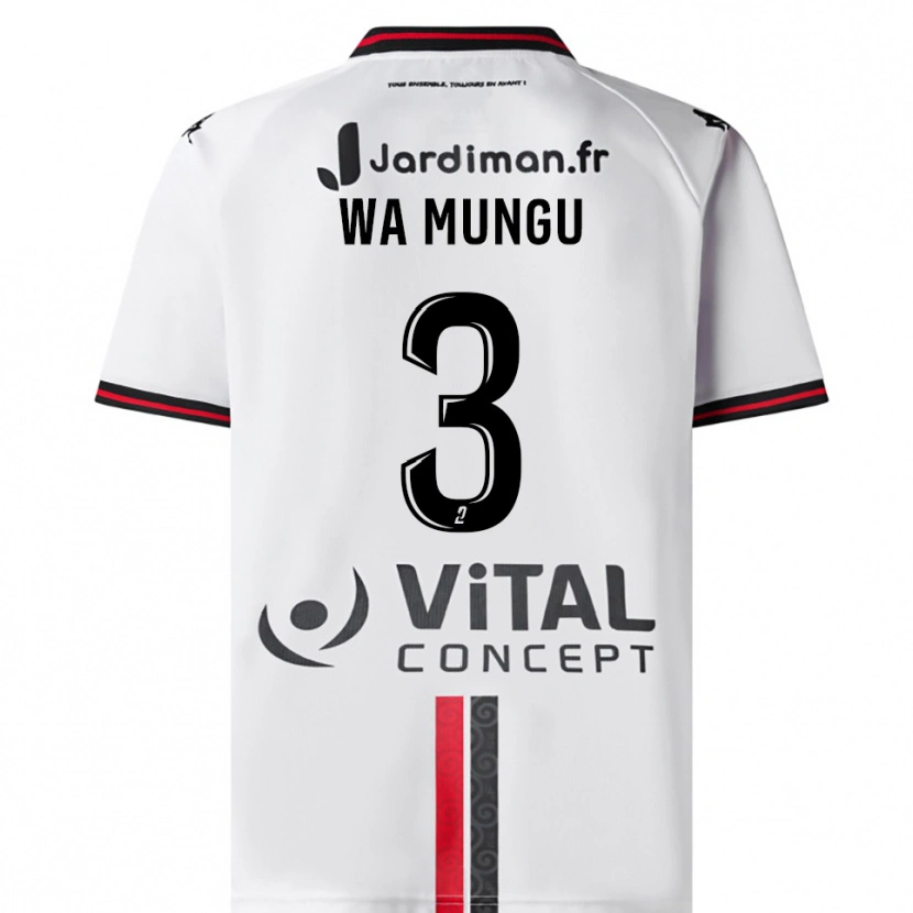 Danxen Heren Vimoj Muntu Wa Mungu #3 Wit Rood Uitshirt Uittenue 2025/26 T-Shirt België