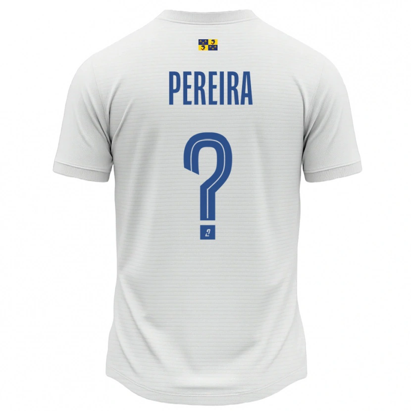 Danxen Heren Taina Pereira #0 Wit Blauw Uitshirt Uittenue 2025/26 T-Shirt België