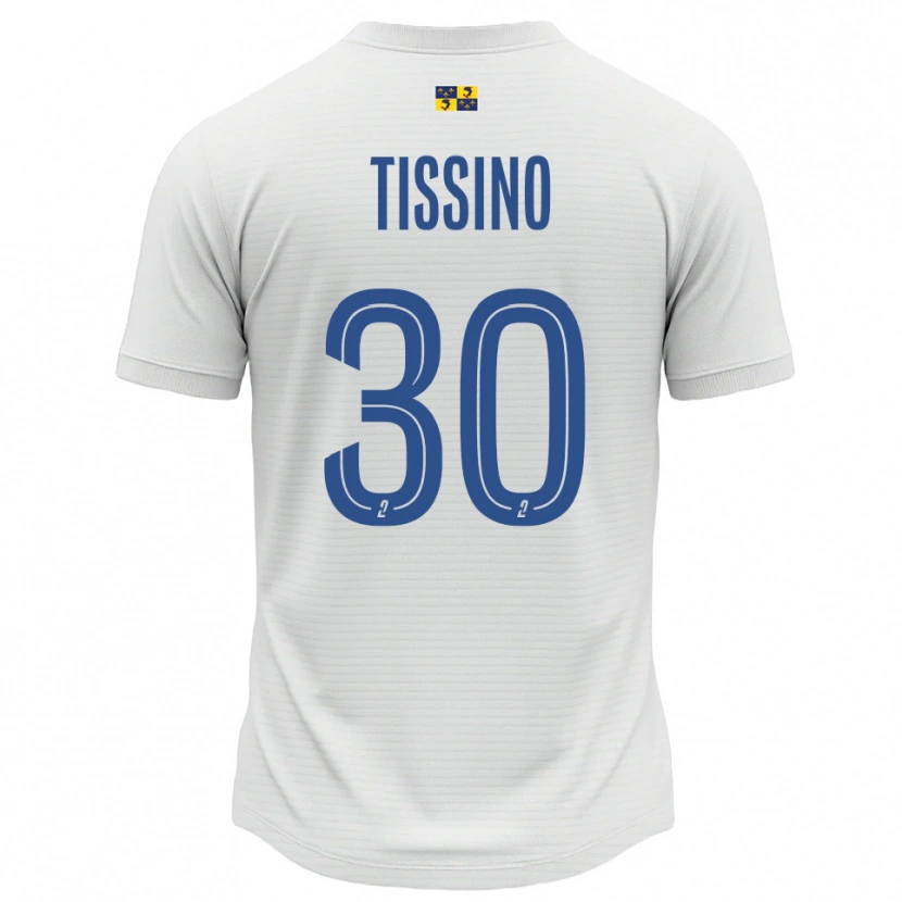Danxen Heren Julie Tissino #30 Wit Blauw Uitshirt Uittenue 2025/26 T-Shirt België