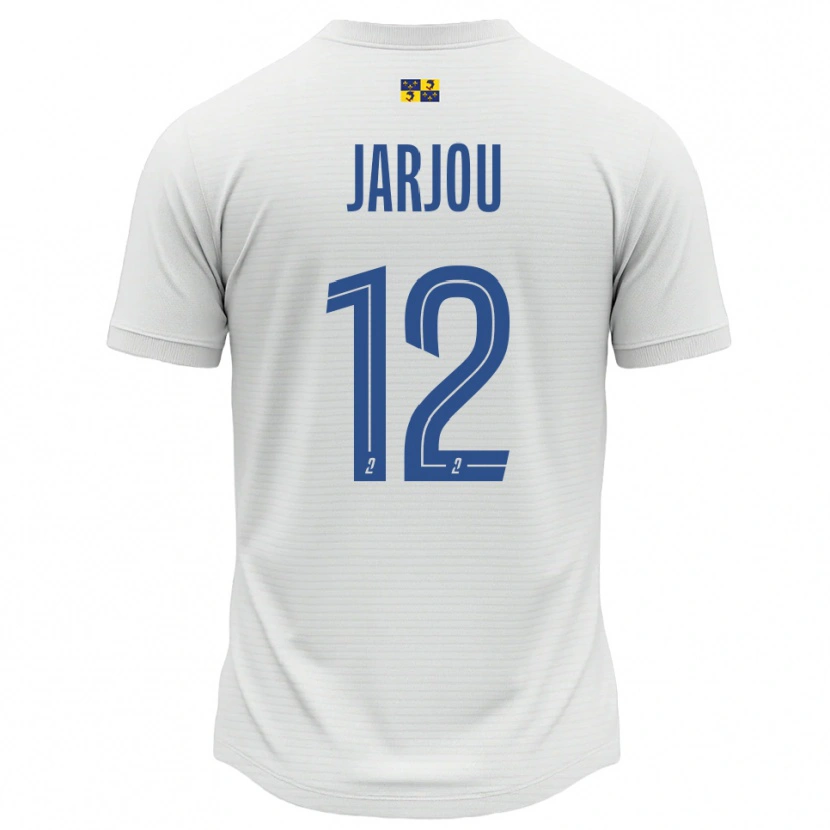 Danxen Heren Lamine Jarjou #12 Wit Blauw Uitshirt Uittenue 2025/26 T-Shirt België