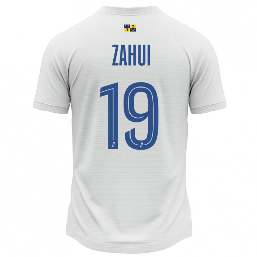 Danxen Heren Nesta Zahui #19 Wit Blauw Uitshirt Uittenue 2025/26 T-Shirt België