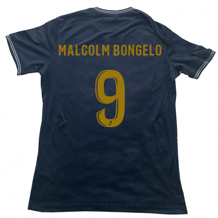 Danxen Heren Fidèle Malcolm Bongelo #9 Marine Goud Uitshirt Uittenue 2025/26 T-Shirt België