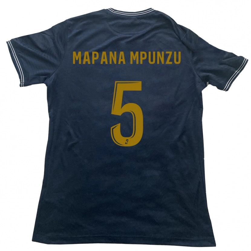 Danxen Heren Jojo Mapana Mpunzu #5 Marine Goud Uitshirt Uittenue 2025/26 T-Shirt België