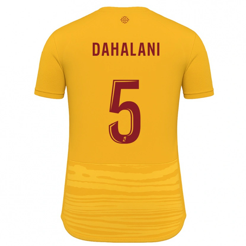 Danxen Heren Yanis Dahalani #5 Oranje Bourgondisch Uitshirt Uittenue 2025/26 T-Shirt België