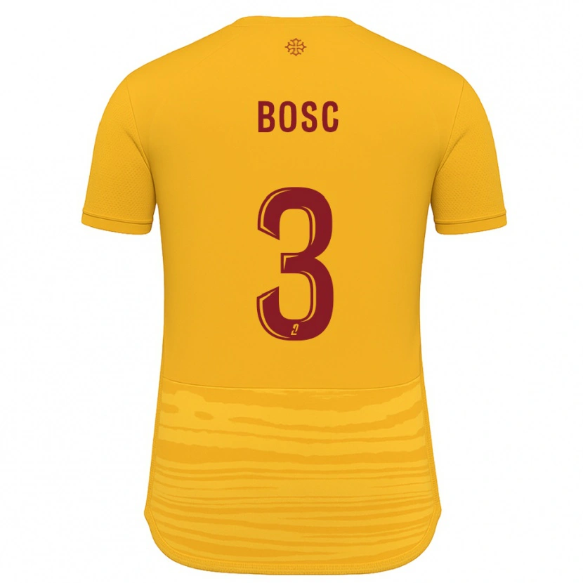 Danxen Heren Tom Bosc #3 Oranje Bourgondisch Uitshirt Uittenue 2025/26 T-Shirt België