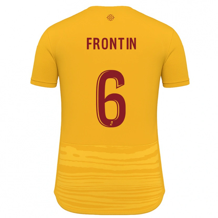 Danxen Heren Lohan Frontin #6 Oranje Bourgondisch Uitshirt Uittenue 2025/26 T-Shirt België