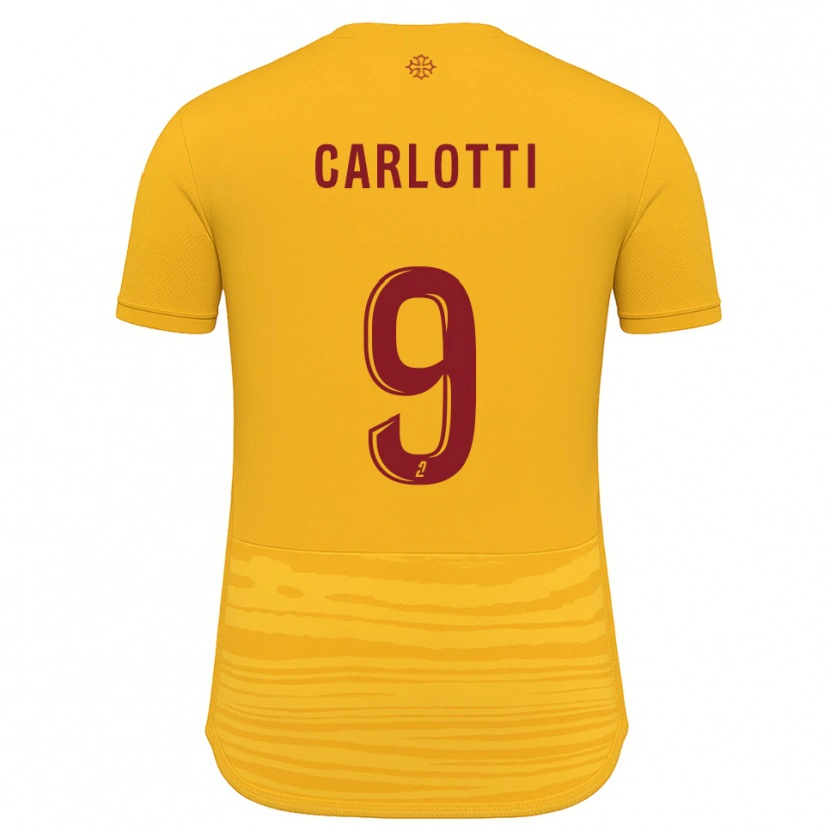 Danxen Heren Fabio Carlotti #9 Oranje Bourgondisch Uitshirt Uittenue 2025/26 T-Shirt België
